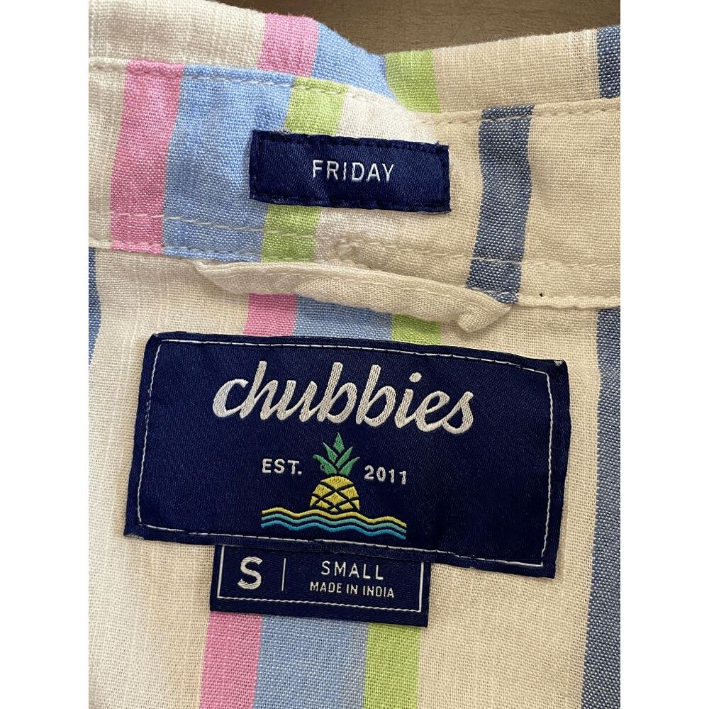 Chubbies Mens Sport Performance‎ Friday Shirt "The Soft Serve" S NWT - Picture 6 of 8